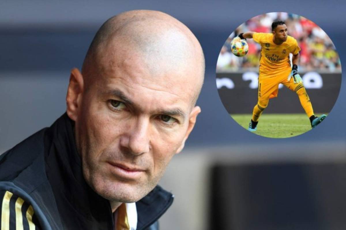 Zidane sobre el puesto titular entre Keylor y Courtois: 'Está todo claro'  