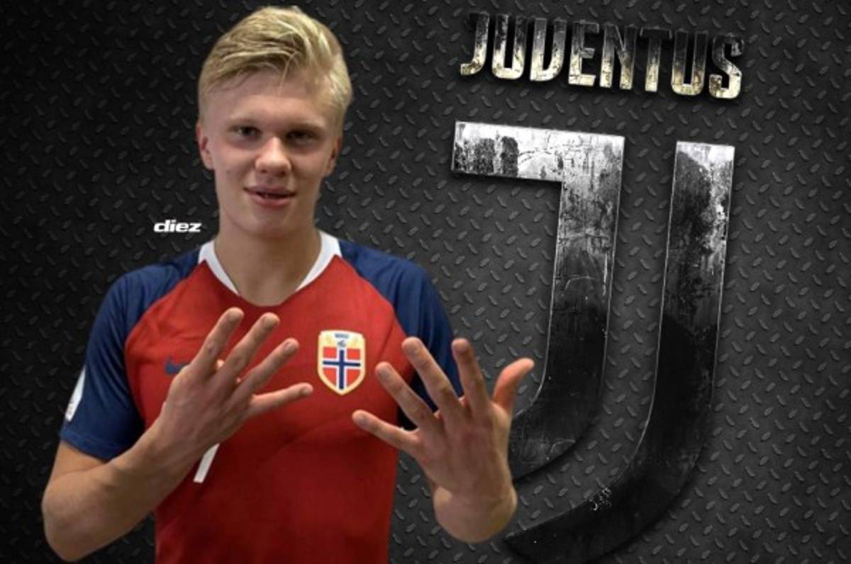 La Juventus prepara ofertón por el fichaje del noruego Erling Haland