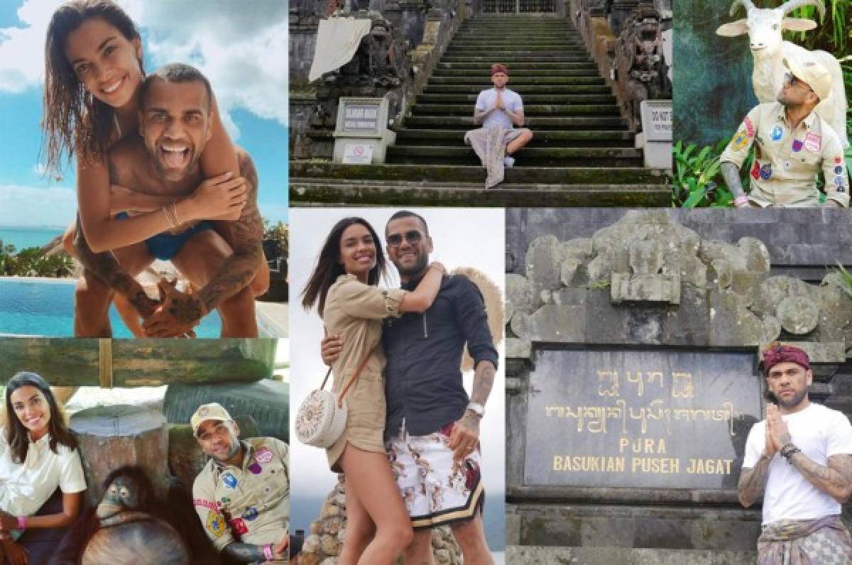 Las vacaciones más 'espirituales' de Dani Alves junto a su pareja luego de ganar la Copa América