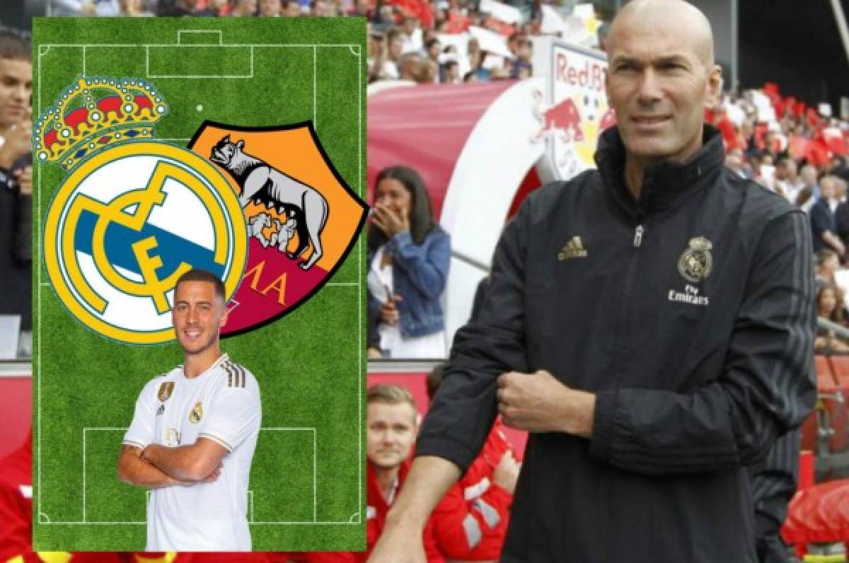 El 11 de Zidane para enfrentar a la Roma en el último partido de la pretemporada   
