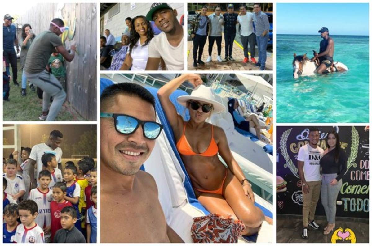 ¡Sol, playa y fiesta! Así disfrutan de sus vacaciones los hondureños que juegan en la MLS