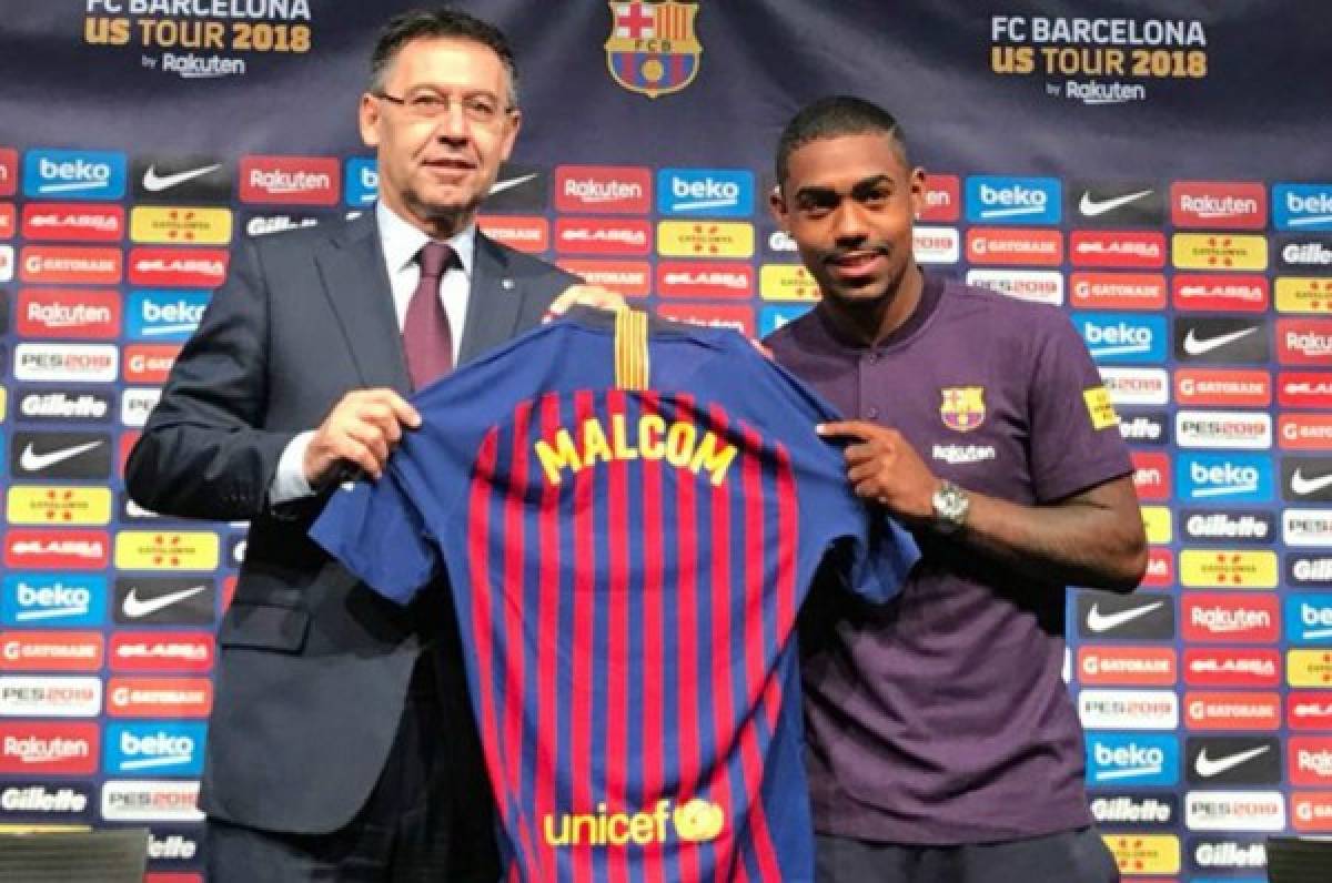 Malcom, nuevo fichaje del Barça: ''Espero aprender mucho de Messi''