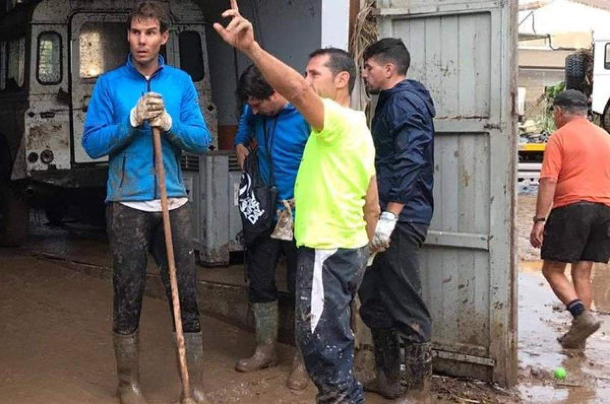 Rafa Nadal se solidariza con afectados por tormenta en Mallorca