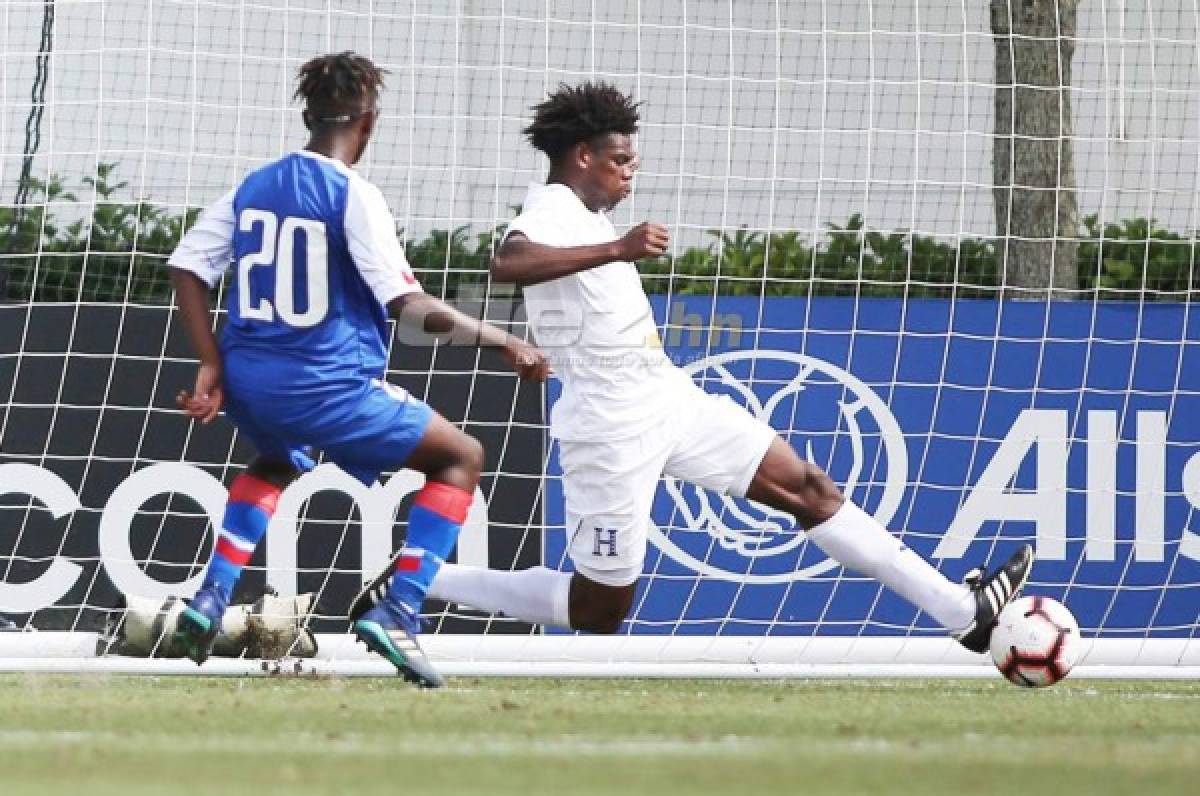La Selección Sub-17 de Honduras goleó a Guayana y respira en Bradenton