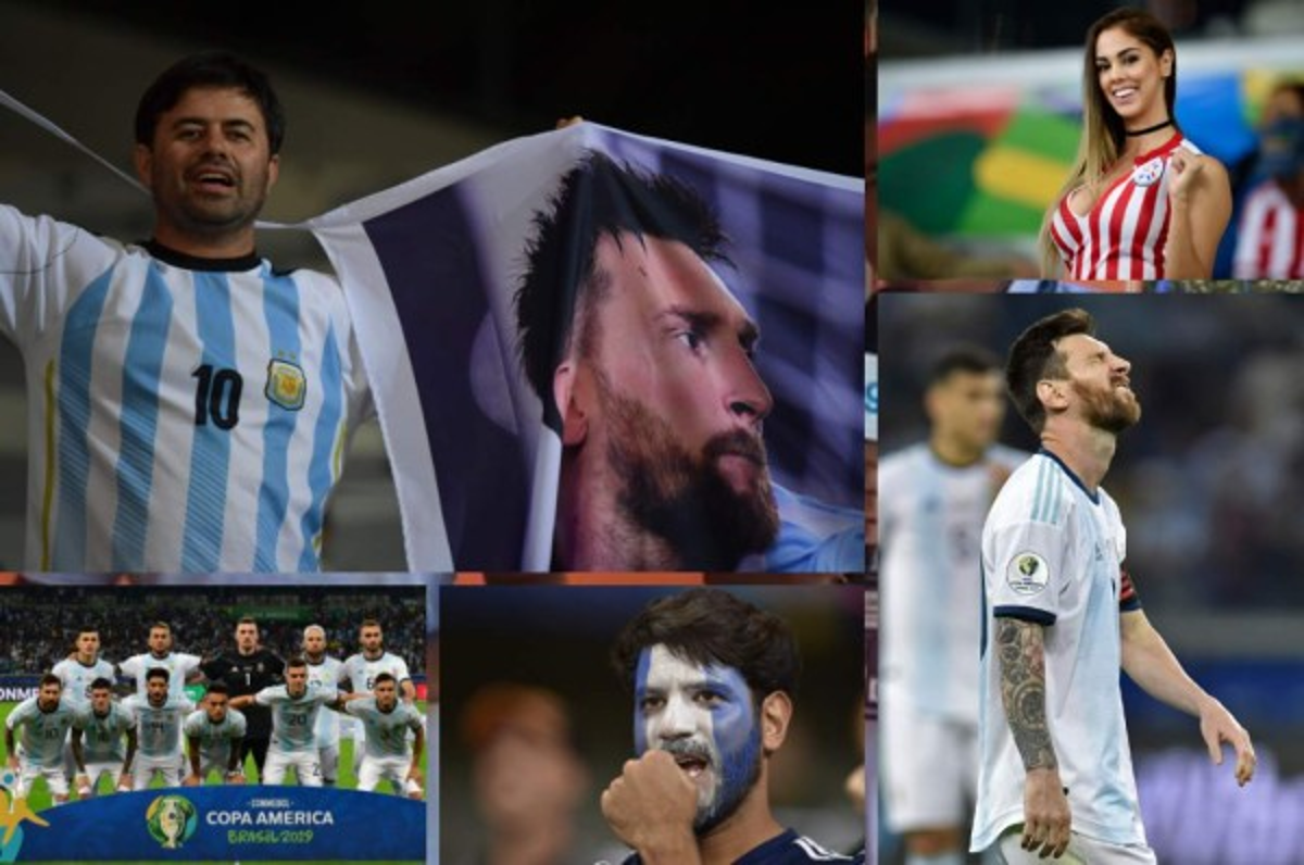 NO SE VIO EN TV: La pancarta a Cristiano, las bellas paraguayas y la bronca de Messi
