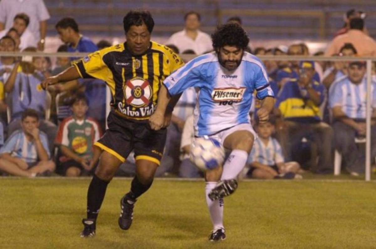 La visita inolvidable de Diego Maradona en Honduras 14 años antes de su muerte