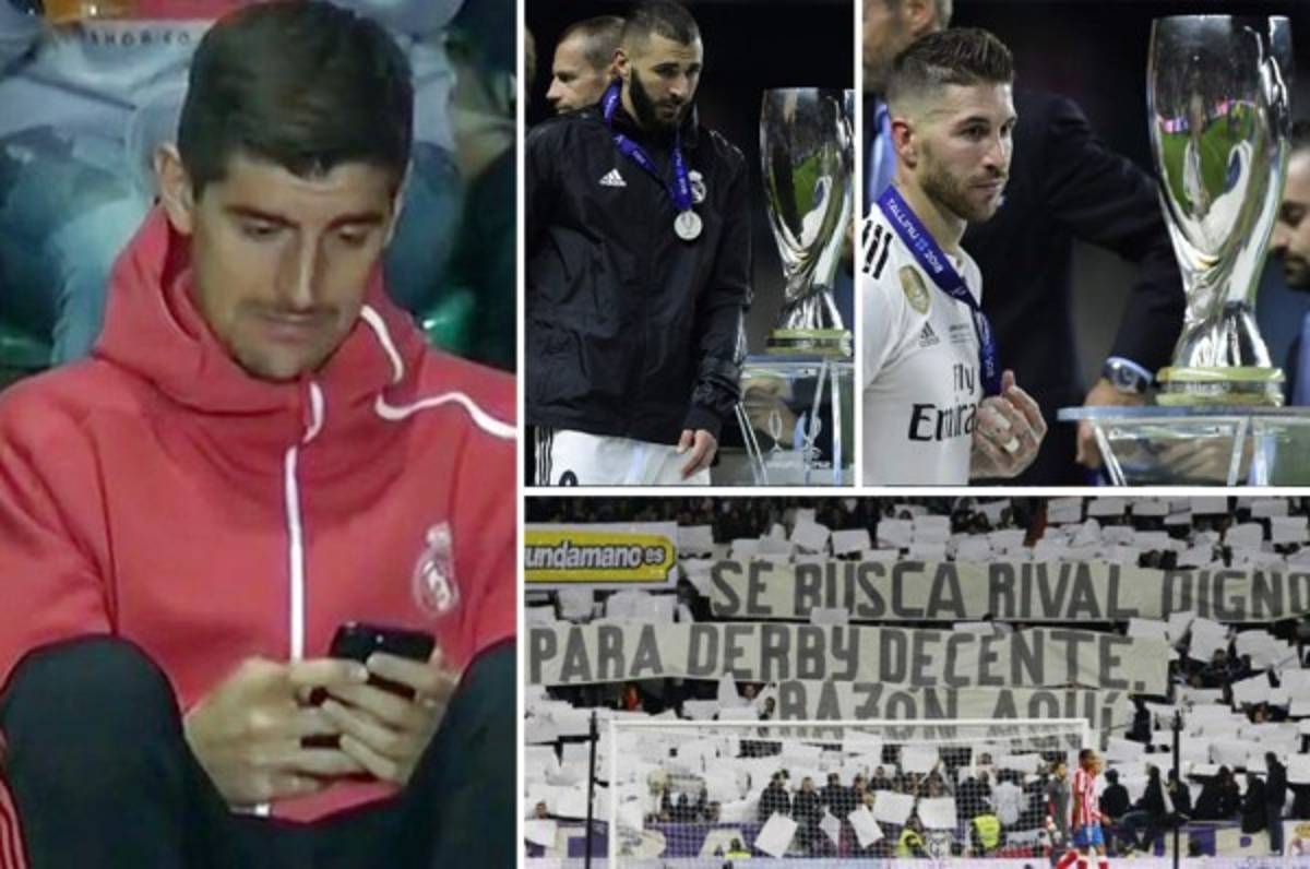 NO SE VIO EN TV: El feo momento de Courtois; el drama de Lopetegui y Florentino