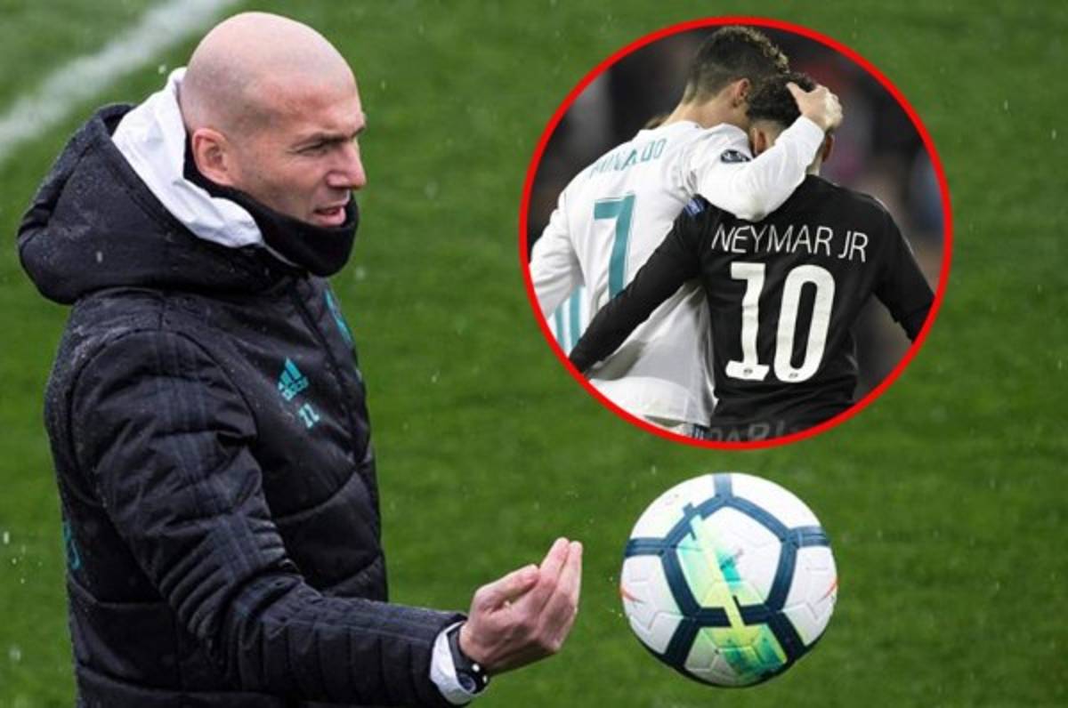 Zidane: ''¿Neymar con la BBC? Los buenos futbolistas pueden jugar en cualquier posición''