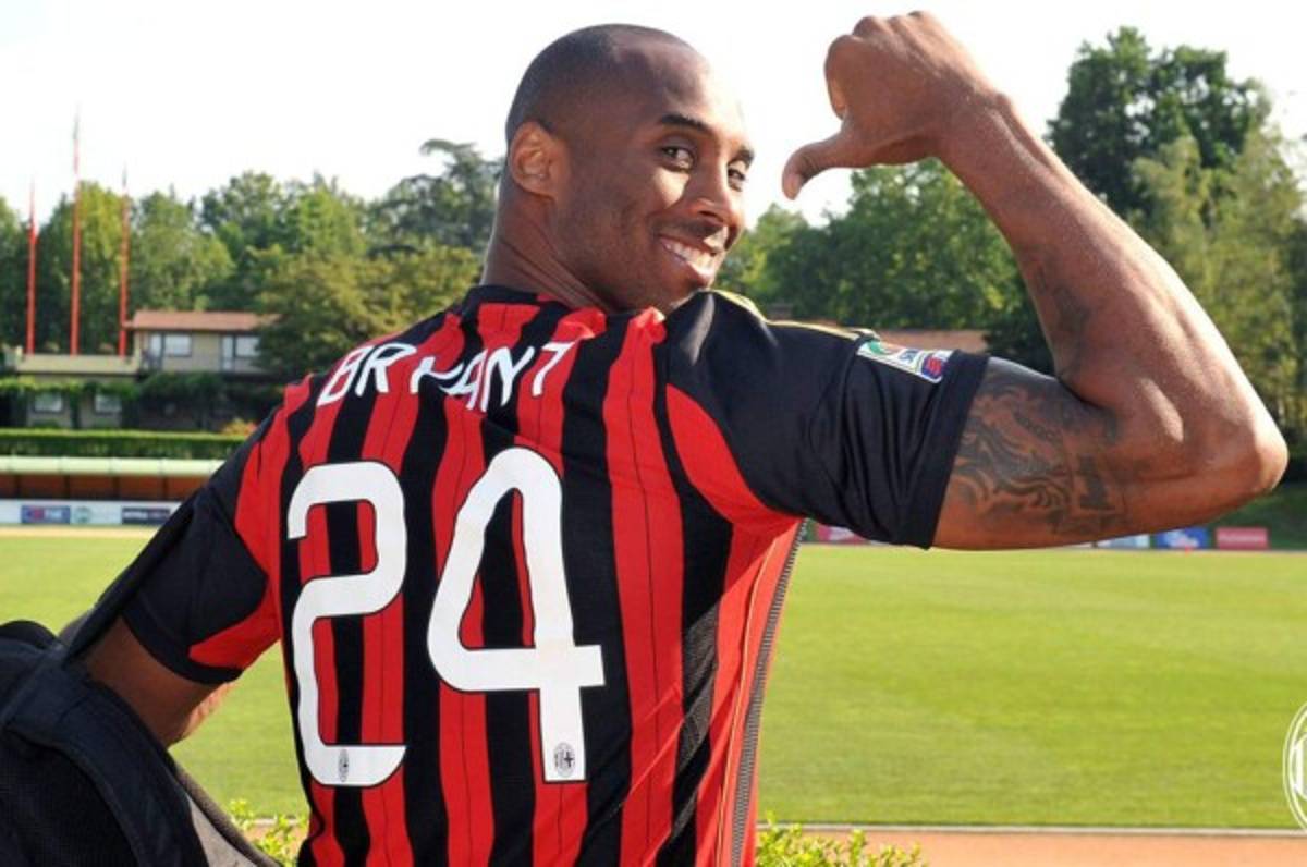 Kobe Bryant, el más futbolista de los basquetbolistas que creció admirando al AC Milan