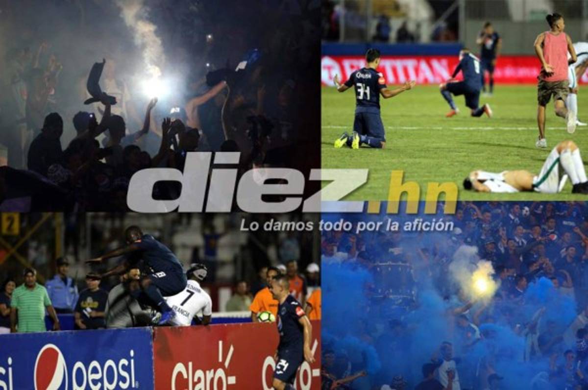 No se vio en TV: El festejo de Motagua por el pase a la final y la tristeza del Platense