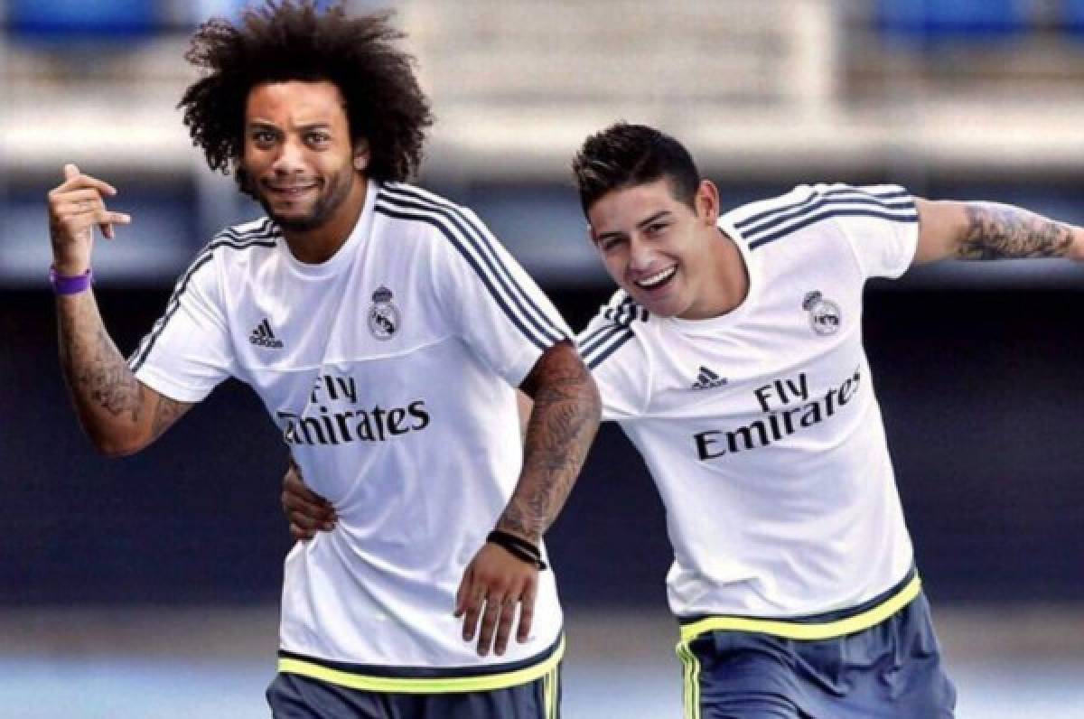 Marcelo: ''No quiero que James Rodríguez se marche del Real Madrid''