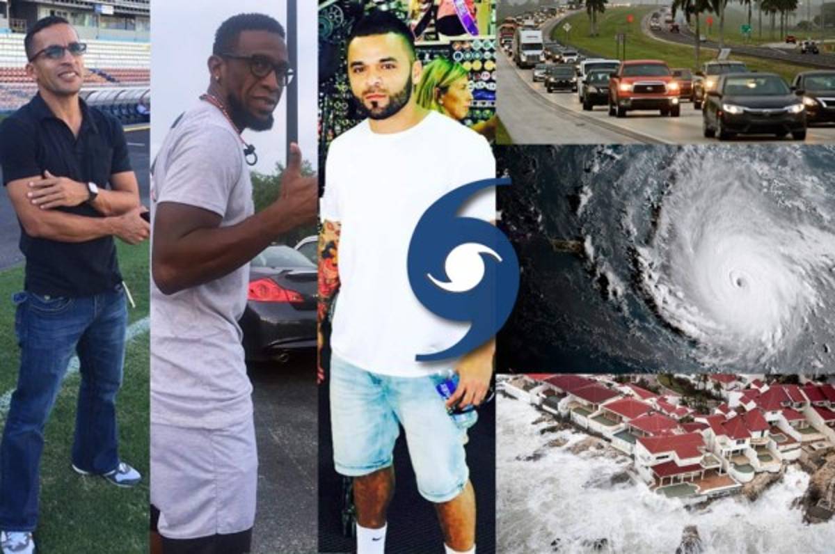 Estos son los exfutbolistas hondureños amenazados por el huracán Irma  