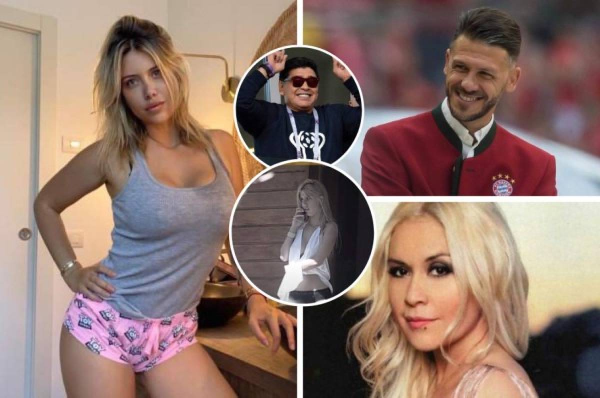 Le sacan los trapitos al sol a Wanda con Maradona y Demichelis tras el escándalo de Icardi: 'Ella me hizo lo mismo'