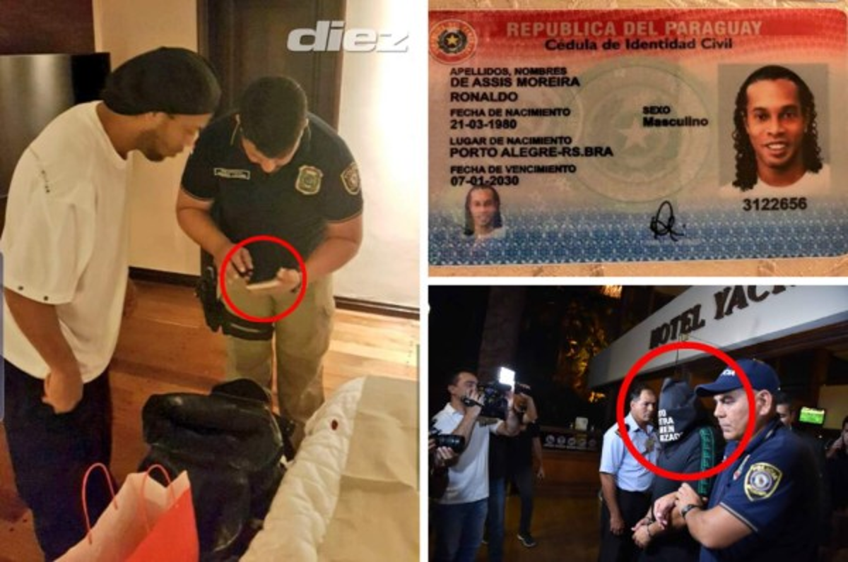 Caso Ronaldinho: Un sospechoso detenido y el motivo por el cual utilizó documentación falsa