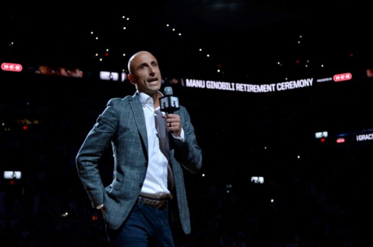 Manu es leyenda: San Antonio Spurs retira la histórica '20' de Ginóbili