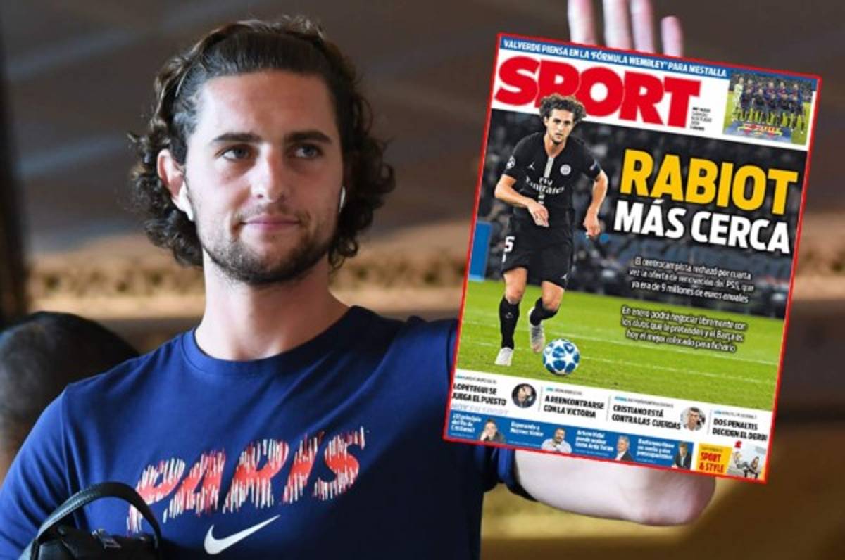 ¡Bombazo! Rabiot llegaría al Barcelona en el mercado de enero