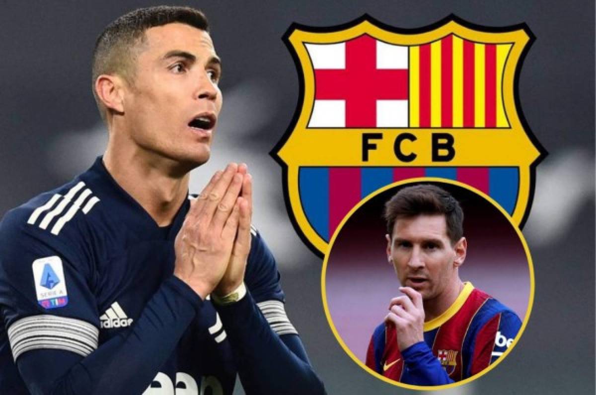 La nueva locura de Laporta: Tiene interés en Cristiano Ronaldo y lo quiere juntar con Messi en Barcelona