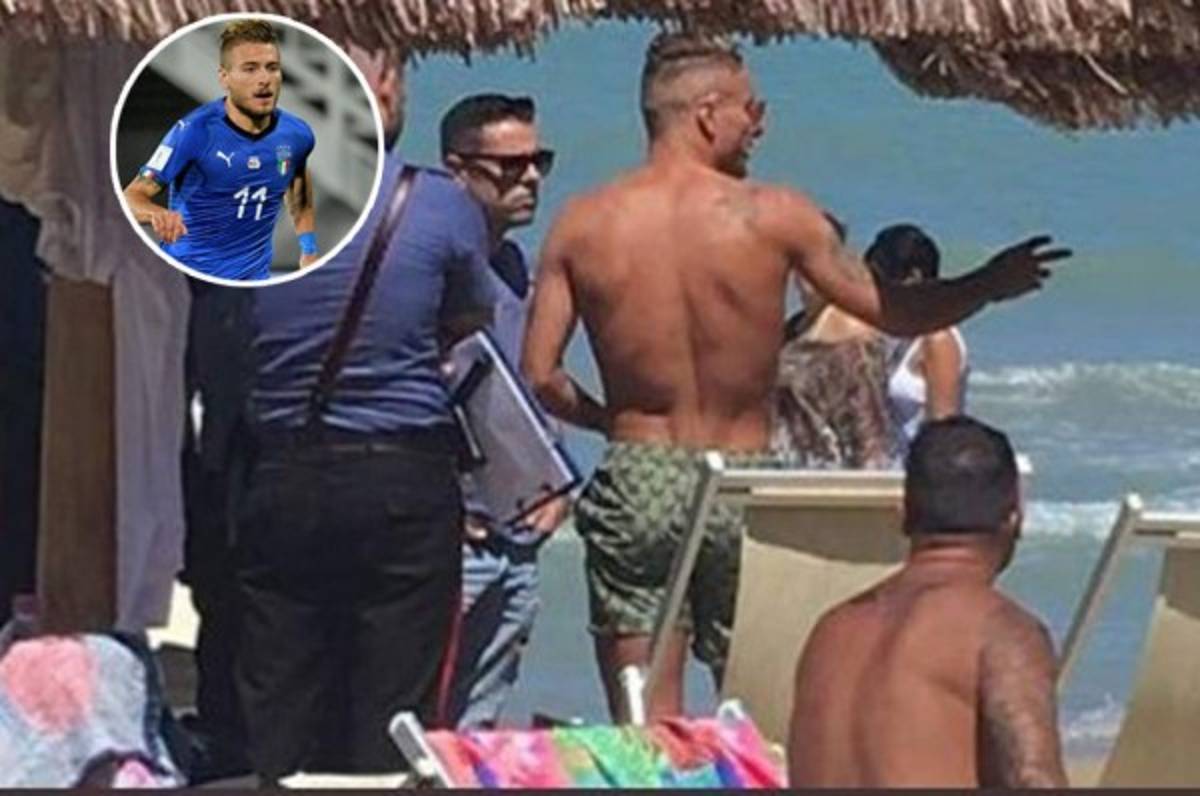 Ciro Inmobile se salva de ataque con un cuchillo en sus vacaciones