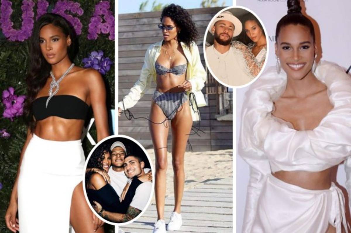 ¿Quién es la linda morena? Los cracks del PSG y la fiesta de cumpleaños que hicieron a la supermodelo  