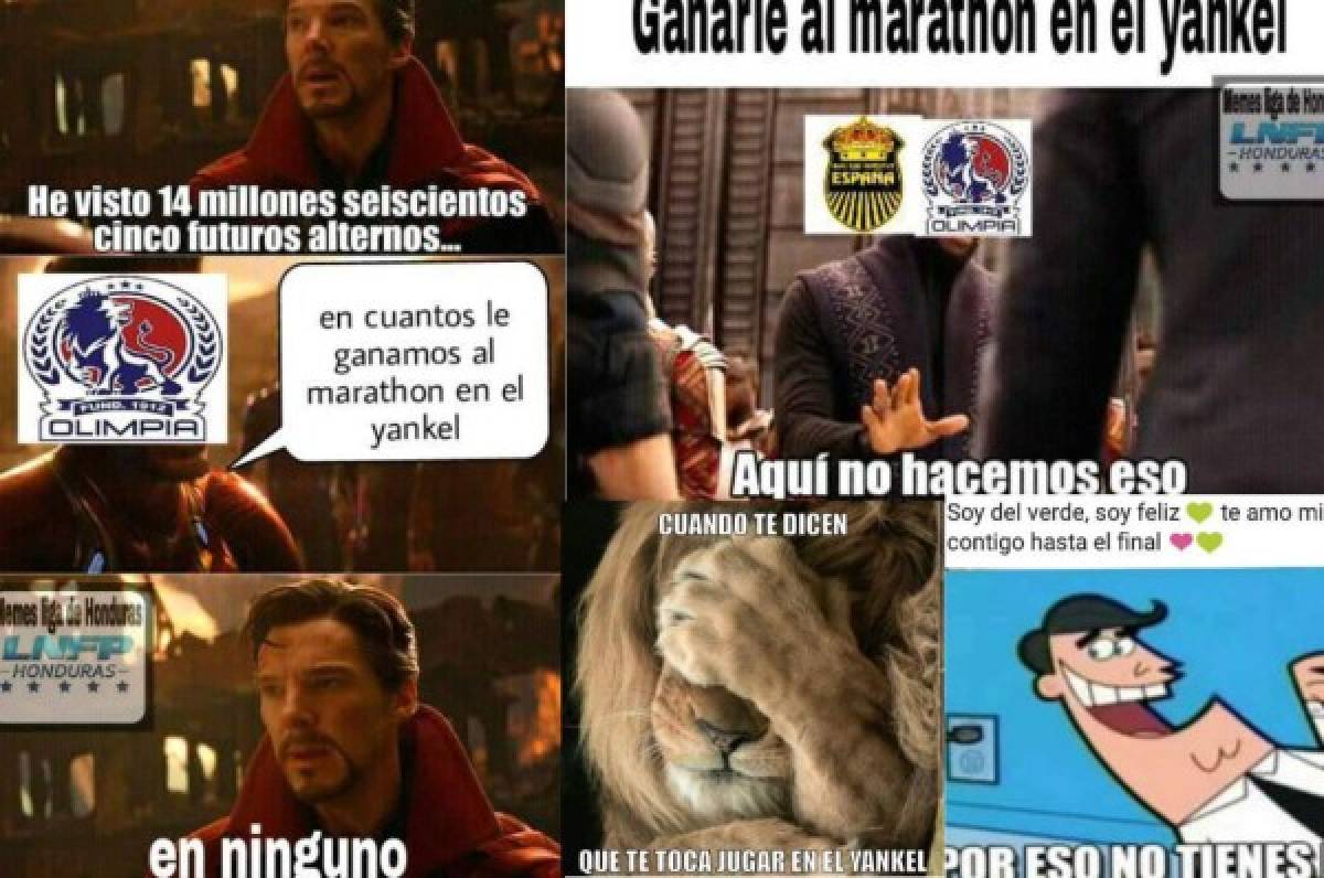 Crueles memes al Olimpia por sumar cinco años sin vencer a Marathón en el Yankel Rosenthal