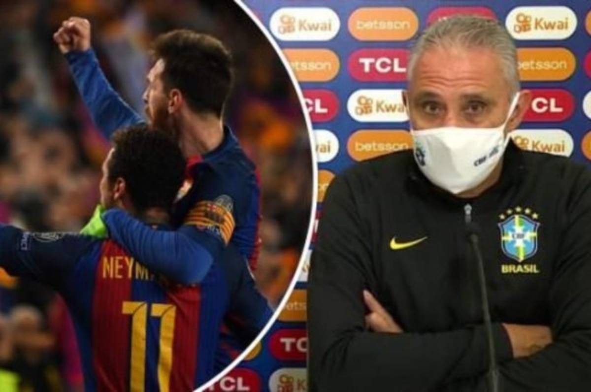 Tite se rinde ante Neymar y Messi previo a la final de la Copa América entre Brasil-Argentina