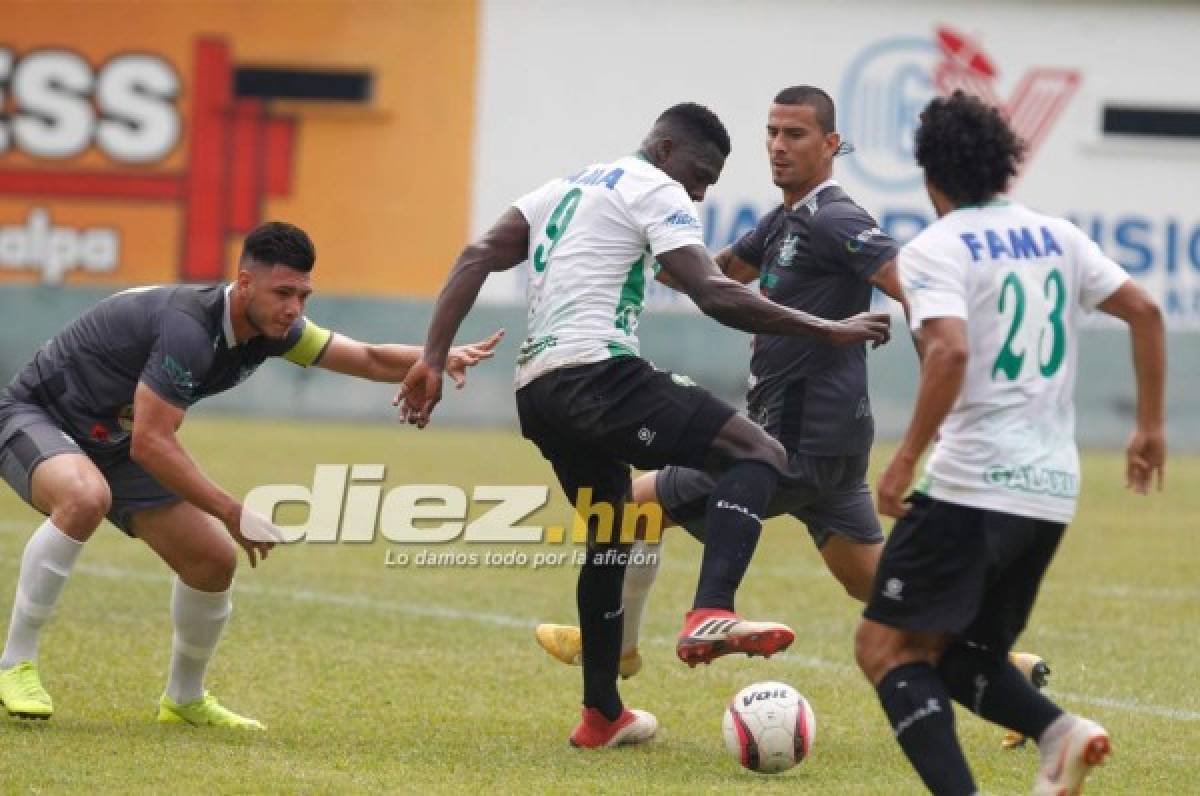 Las imágenes más curiosas que dejó el partido Juticalpa ante Platense