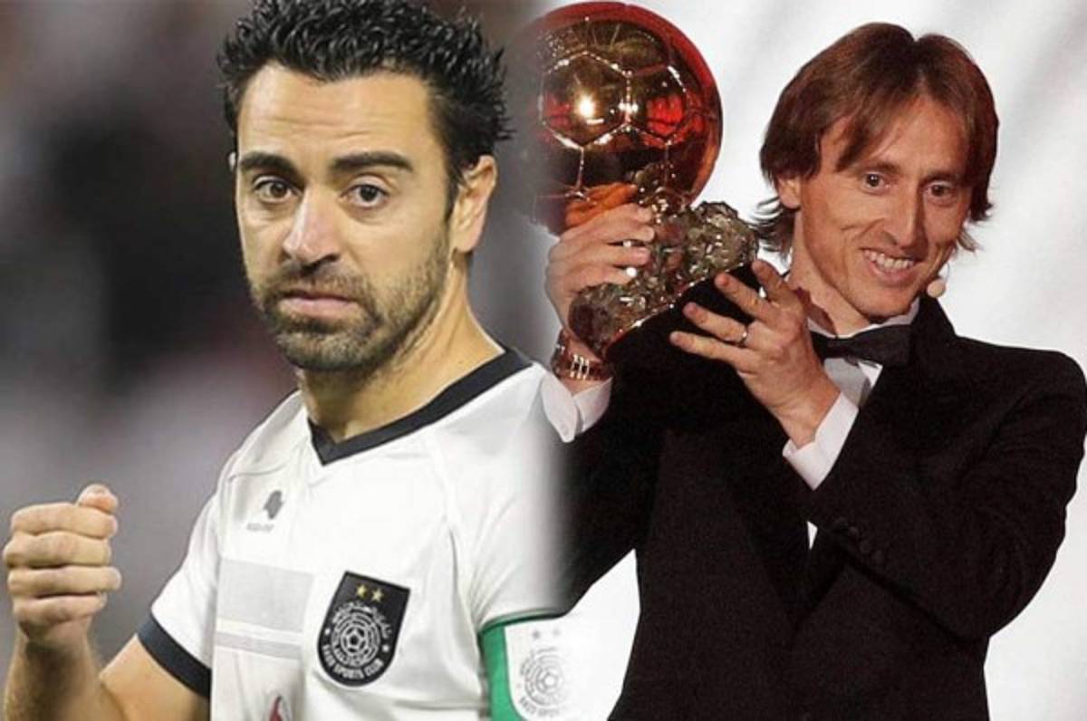 Xavi a Modric: ''Le agradezco el gesto; mereció ganar el Balón de Oro''
