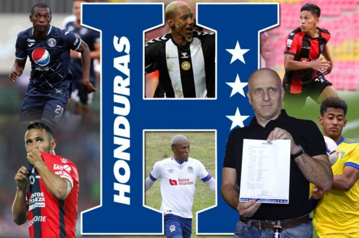 ¡Con varias sorpresas! Así sería la lista de Honduras para los amistosos ante Bielorrusia y Grecia
