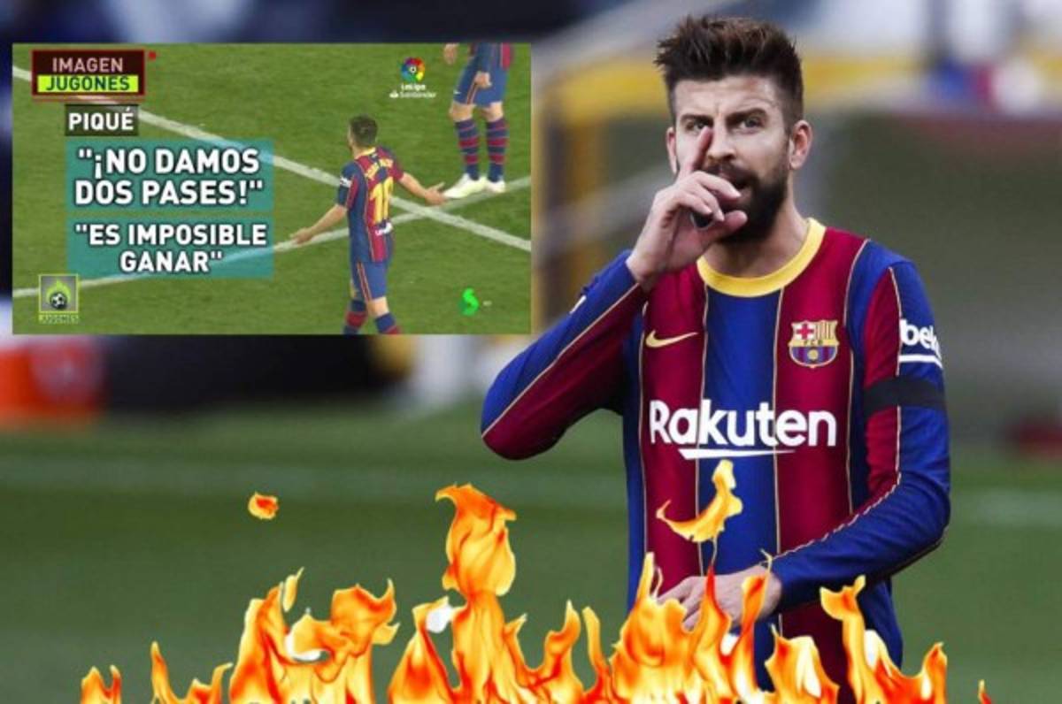 Pique explota de nuevo ante sus compañeros: '¡No damos dos pu**s pases! ¡Es imposible ganar!
