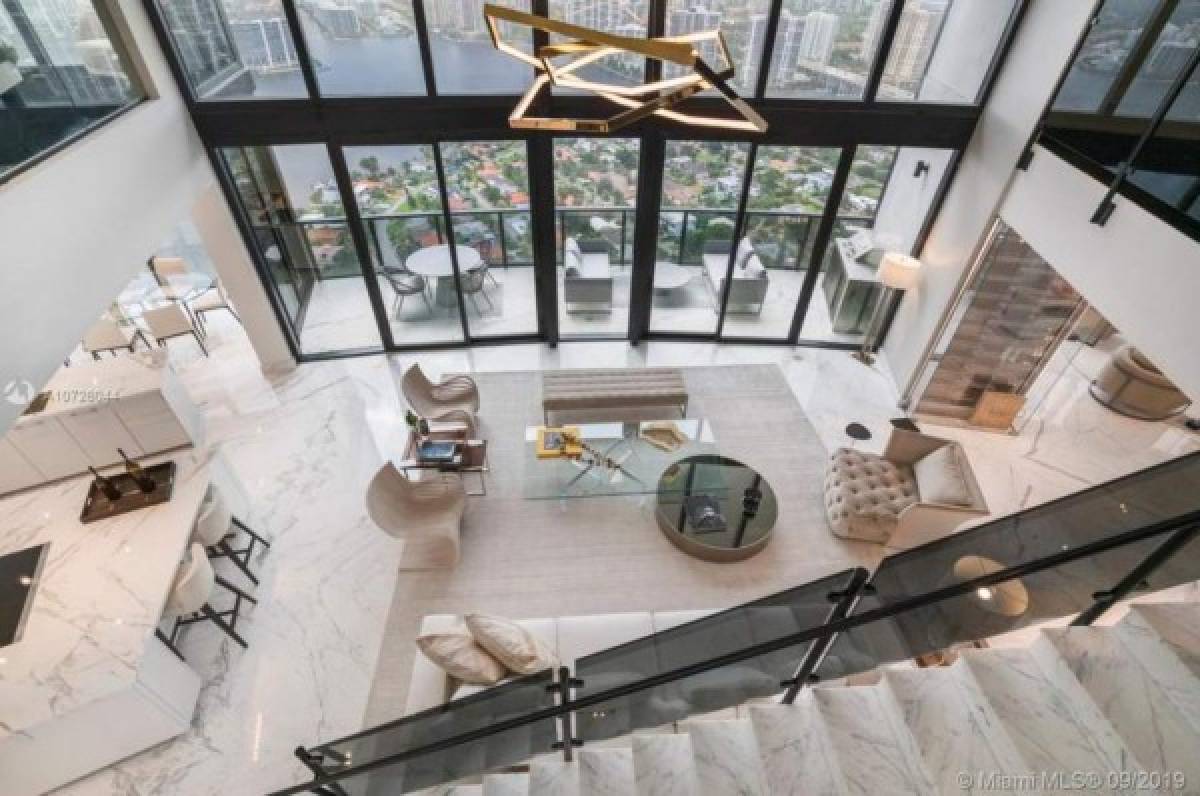 Revelan nuevas fotos del interior del millonario piso de Lionel Messi en Miami