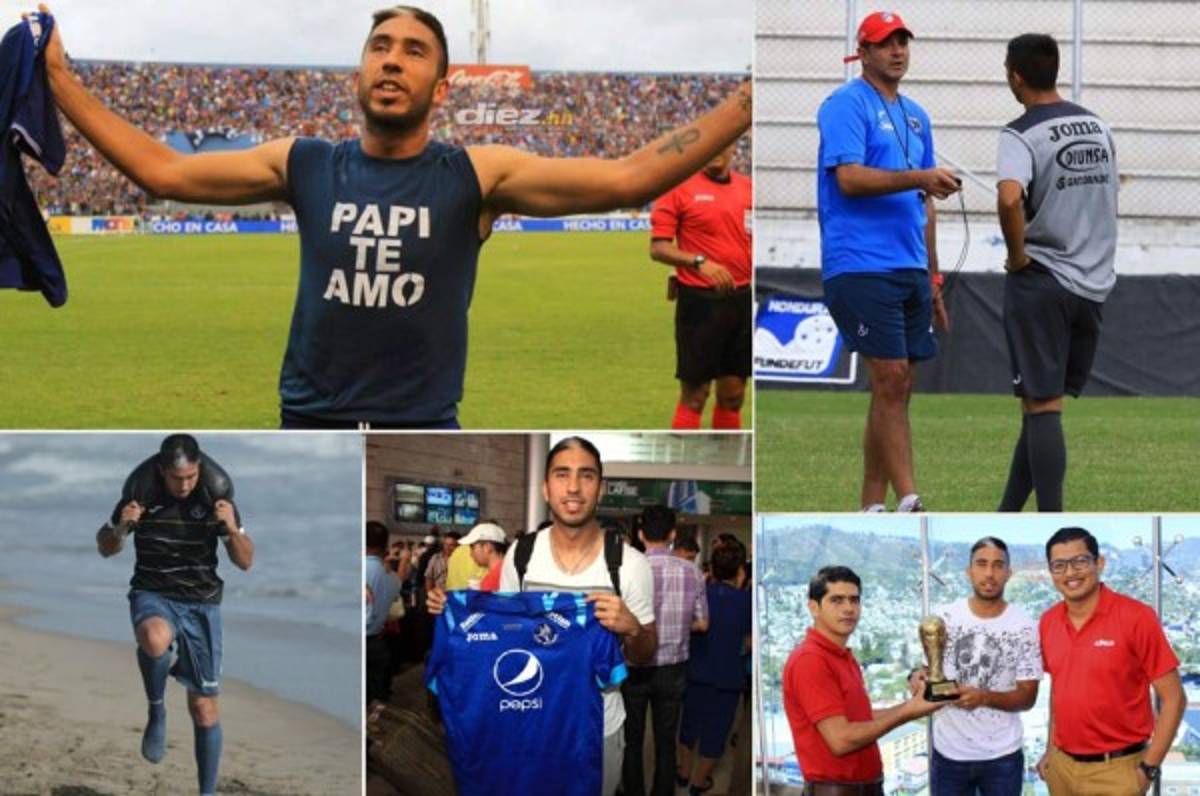 A dos años de su muerte: Las mejores fotos de Santiago Vergara con Motagua