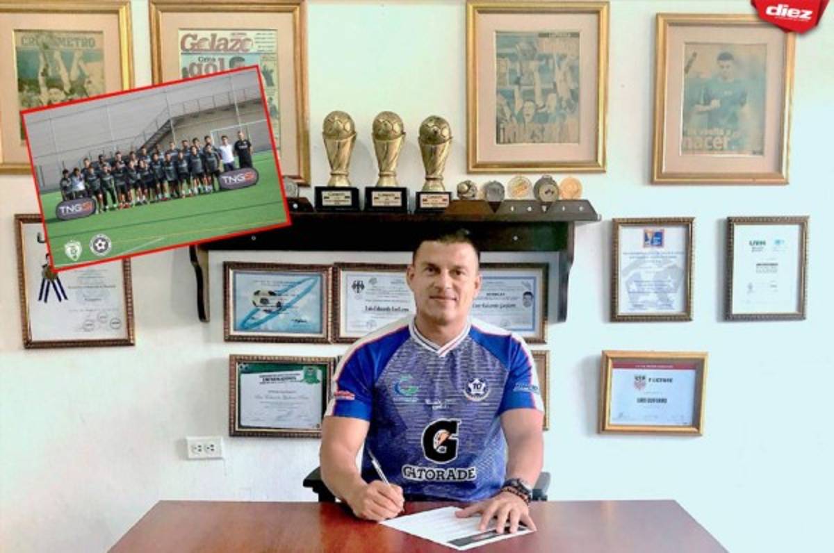 Academia de 'Chamaco' Guifarro firma acuerdo con escuela de fútbol de España