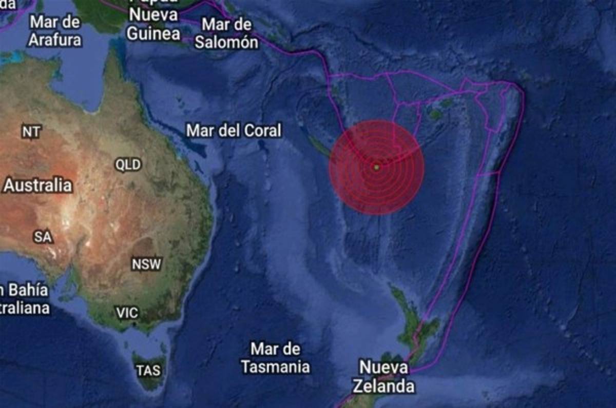 Dos sismos de gran magnitud sacudieron varias islas de Oceanía y se emitió alerta de tsunami