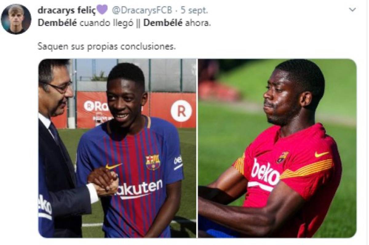 Tiene que ser su temporada: El notorio cambio físico de Dembélé para ser titular en Barcelona   