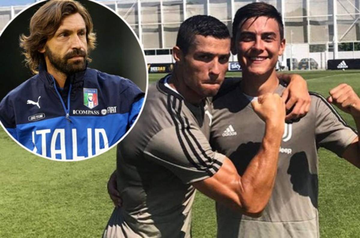 Juventus: Pirlo critica al argentino Dybala por Cristiano Ronaldo