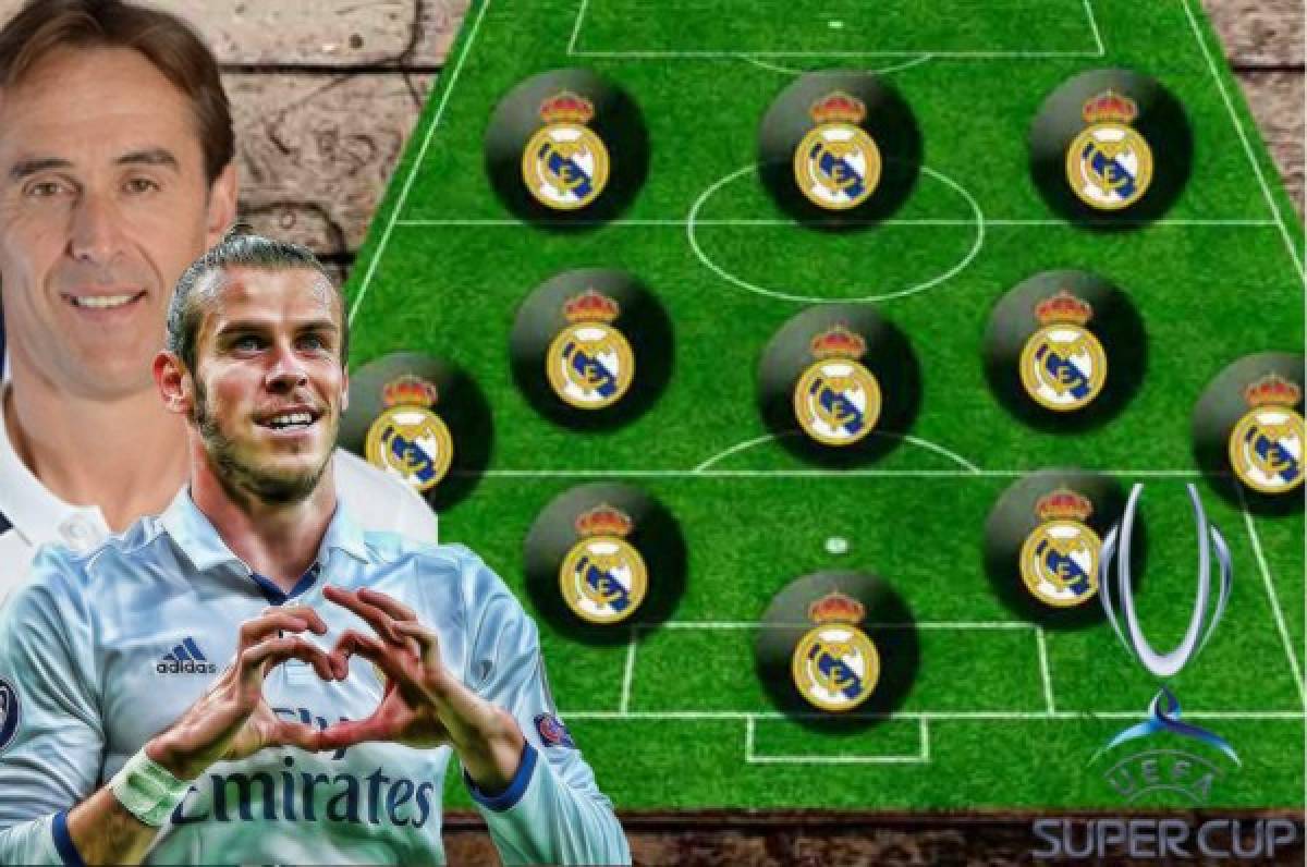 ¡CON LA BBA! Real Madrid, con un súper 11 para buscar el título de la Supercopa de Europa