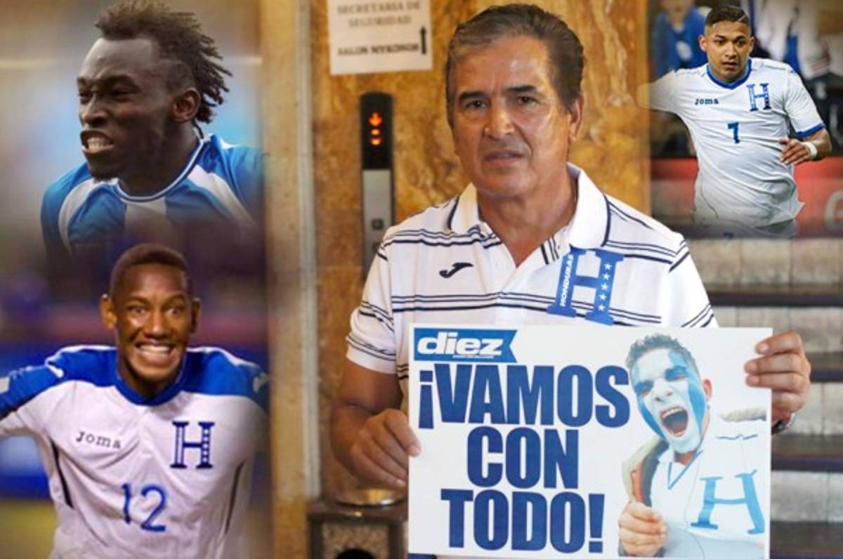 Siete olímpicos, 10 legionarios y el goleador de Honduras en la lista de Pinto