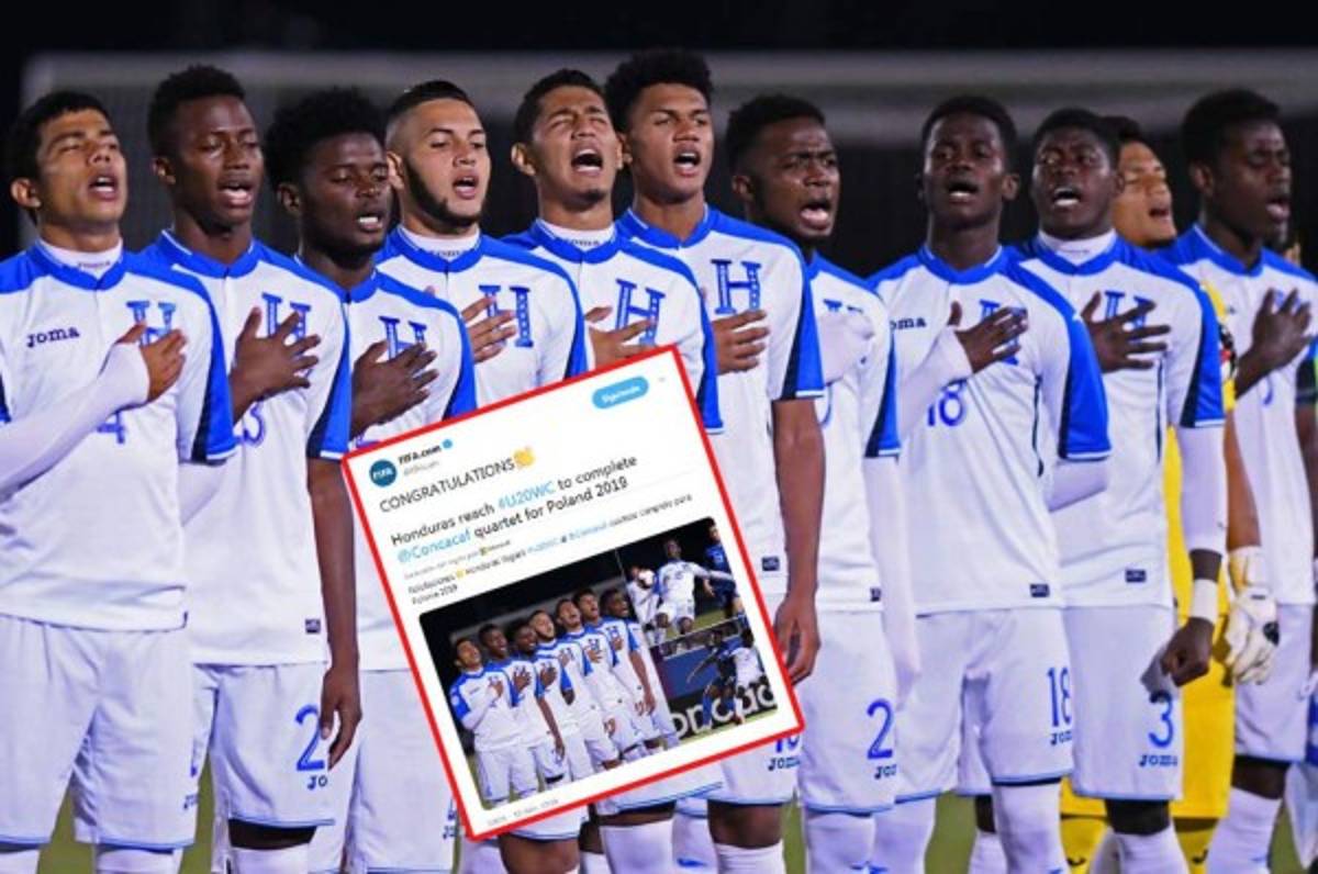 FIFA felicita a la Sub-20 de Honduras por su clasificación al Mundial de Polonia 2019