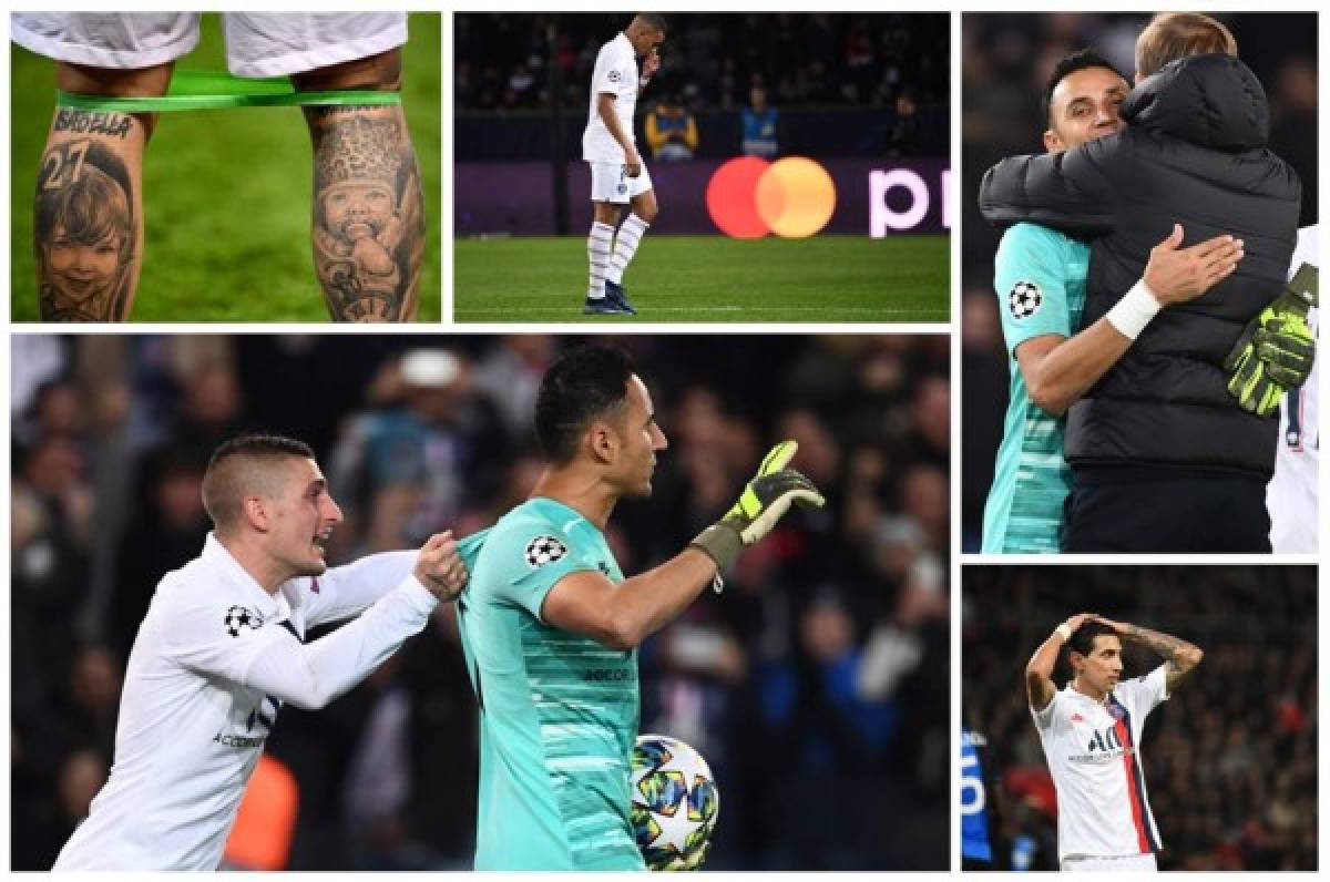 Keylor Navas regala su camisa, la compañía de Neymar y el rostro de Mbappé al ser sustituido