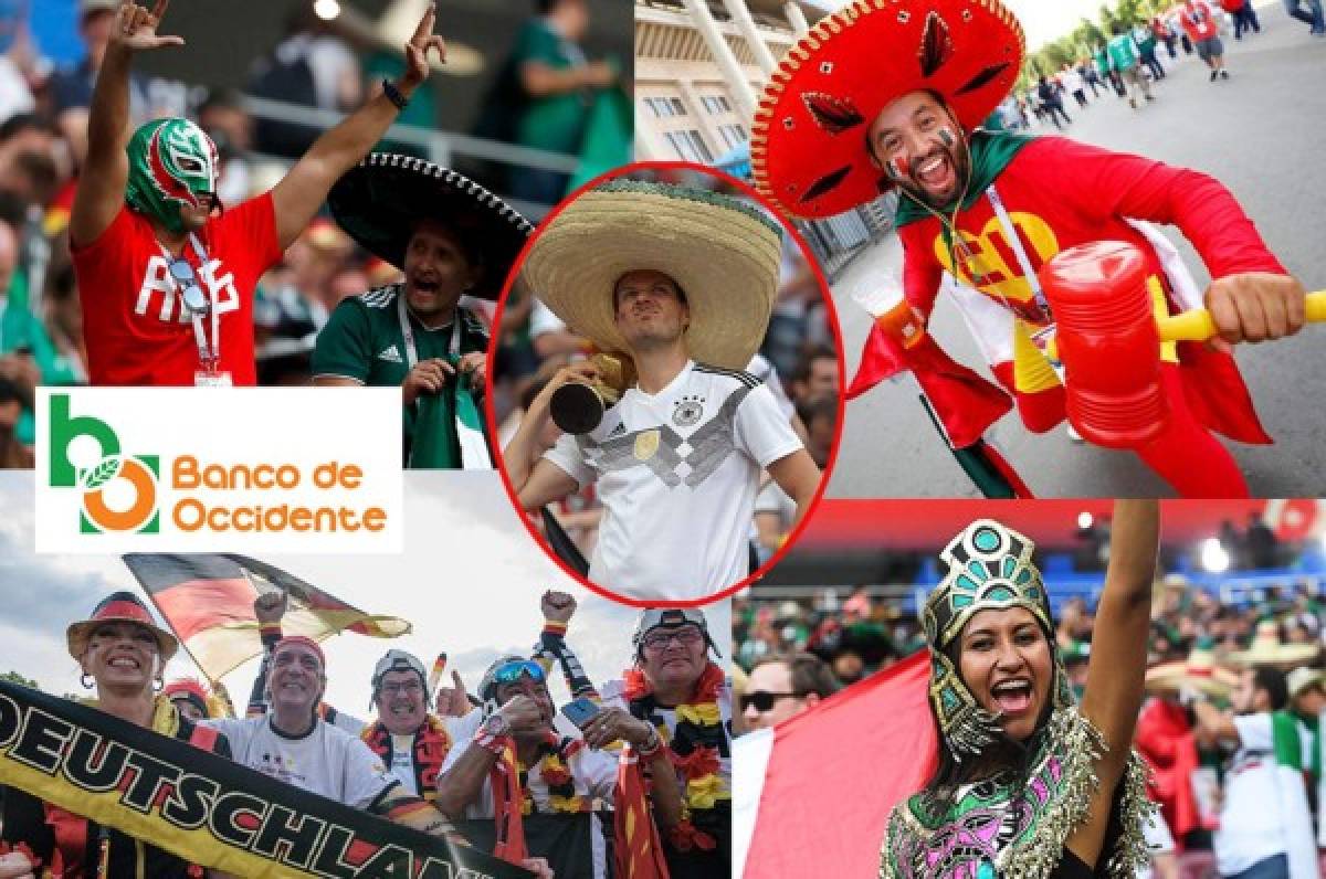 Fotos curiosas: Aficionados mexicanos se robaron el show en el Mundial de Rusia
