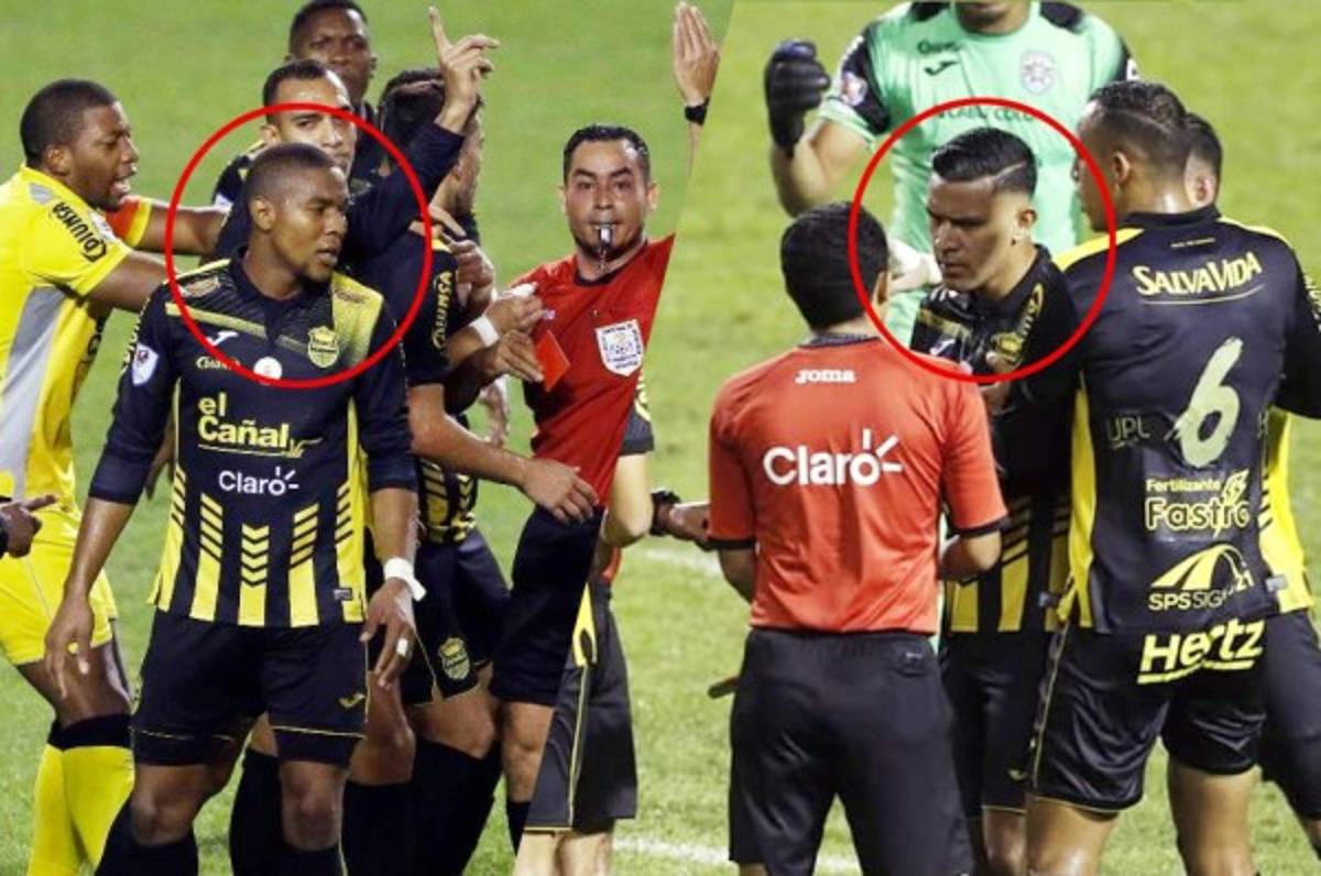 Alejandro Reyes y Yeison Mejía conocen sus castigos tras ser expulsados en el Real España-Marathón