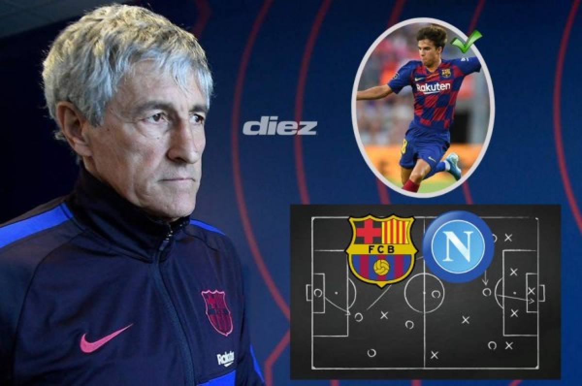 Sorpresivo cambio de táctica: Así sería el 11 del Barcelona para eliminar al Napoli de la Champions