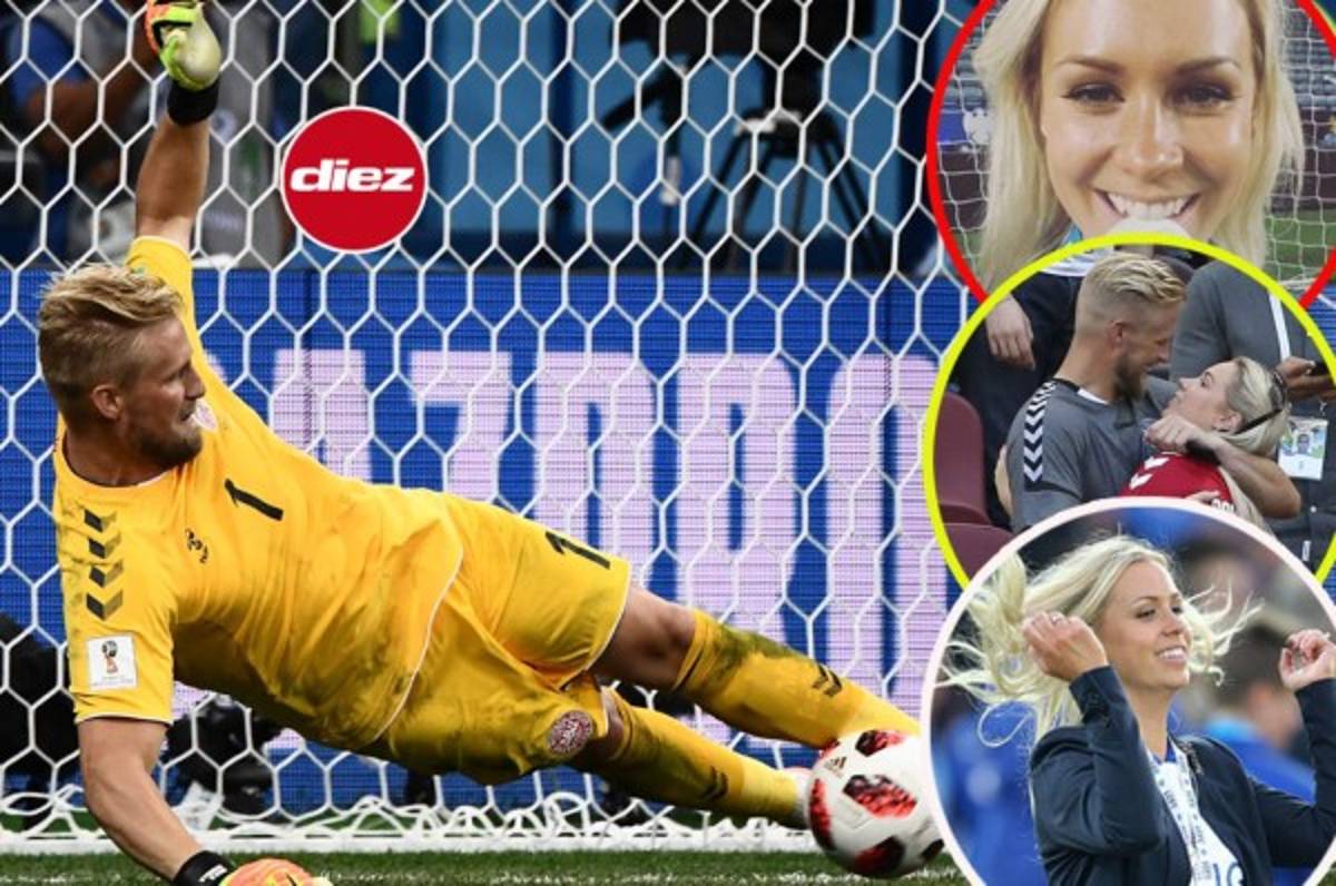 FOTOS: La bella esposa e insipiración del portero danés Kasper Schmeichel en Rusia 2018