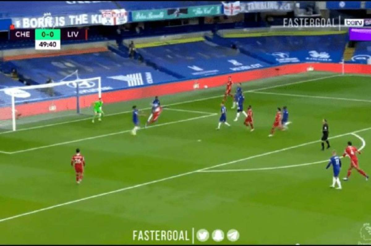 De un lado para otro: El tremendo baile del Liverpool en el primer gol de Mané ante Chelsea