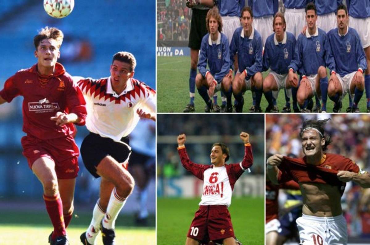 Las 15 inolvidables fotos que marcan la carrera de Francesco Totti