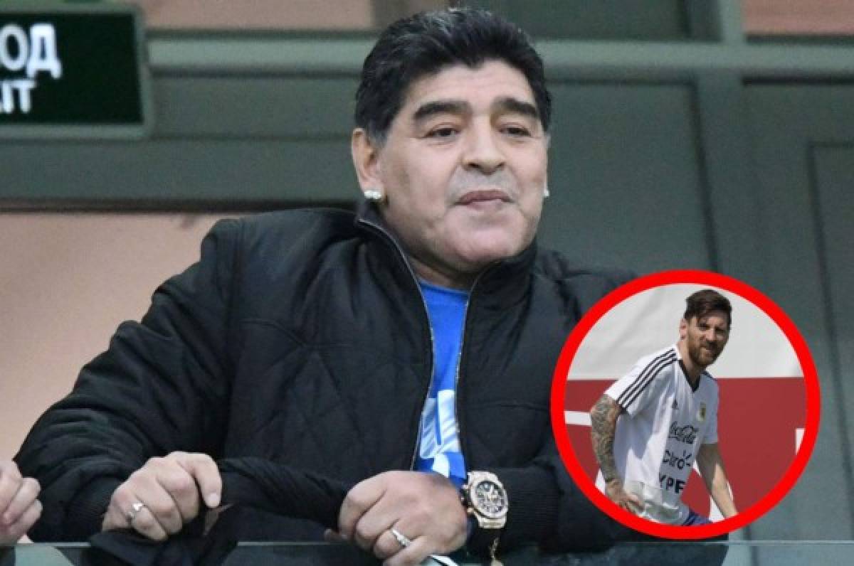 Maradona: 'No pretendamos que Messi gane la Copa él solo'