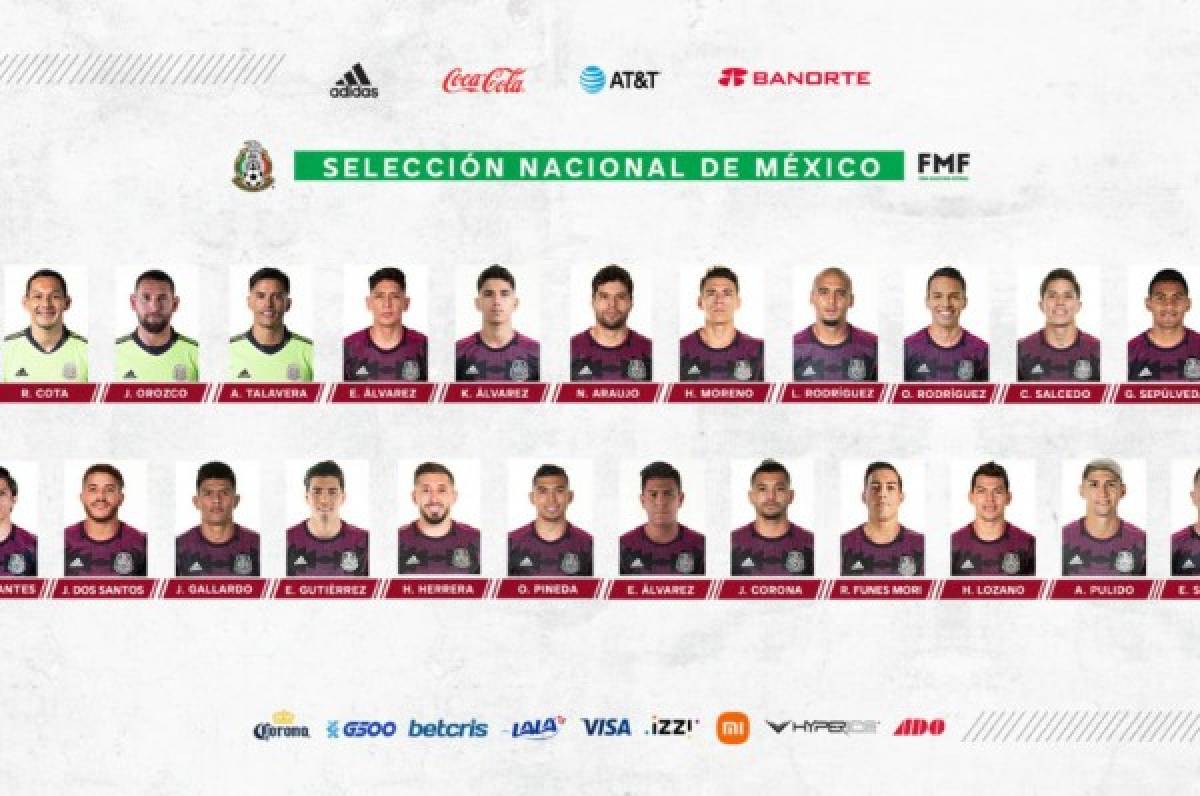 OFICIAL: México confirma su convocatoria para la Copa Oro 2021, Funes Mori disputará el torneo  