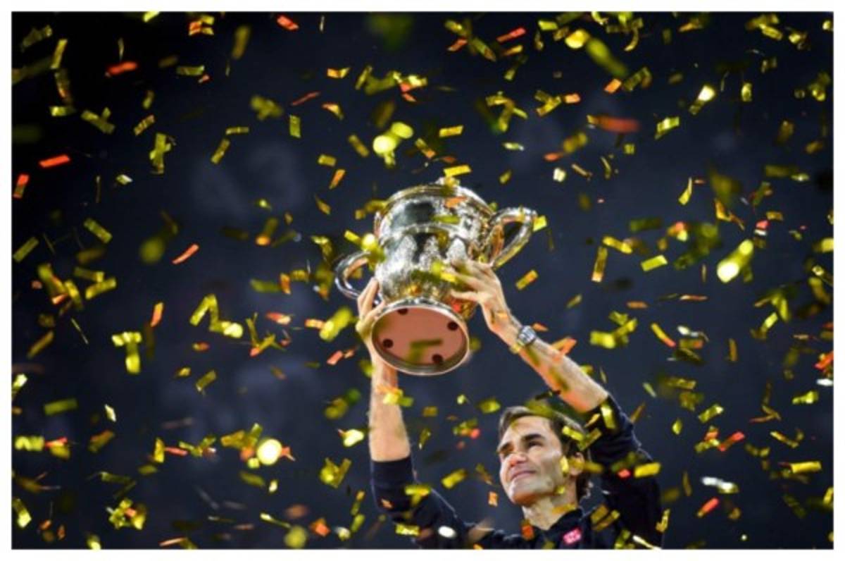 Federer logra un noveno título en casa, el 99º de su carrera