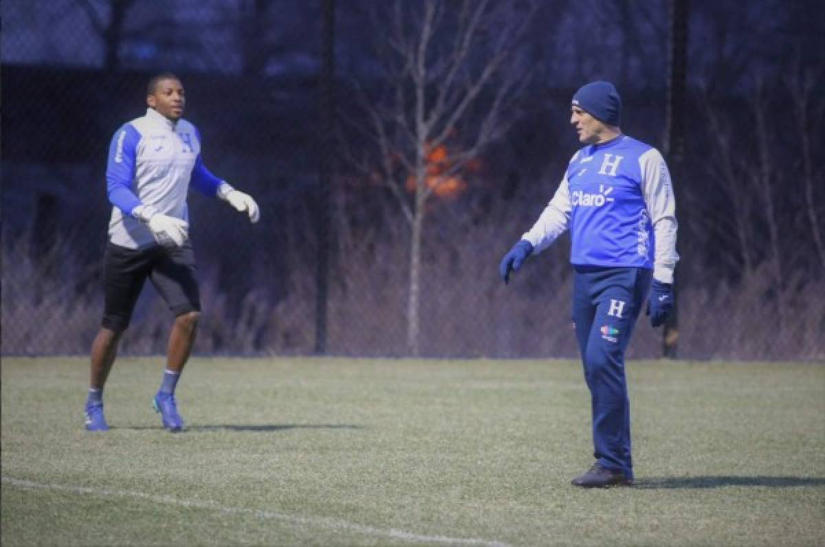 FOTOS: Con mucho frío y alegría, así fue el entreno de Honduras en Estados Unidos