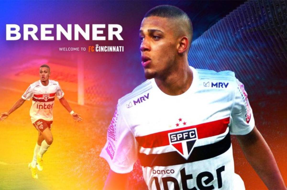 MLS: FC Cincinatti hace oficial la contratación del brasileño Brenner, procedente de Sao Paulo